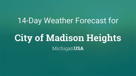 madison heights weather|10 day weather madison heights mi.